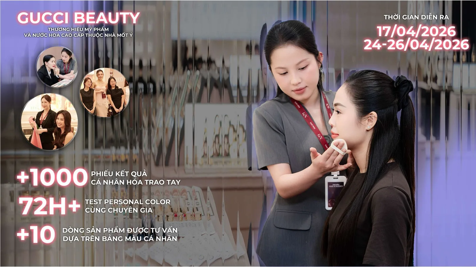Workshop Gạo Nâu Makeup Business hợp tác cùng Gucci Beauty