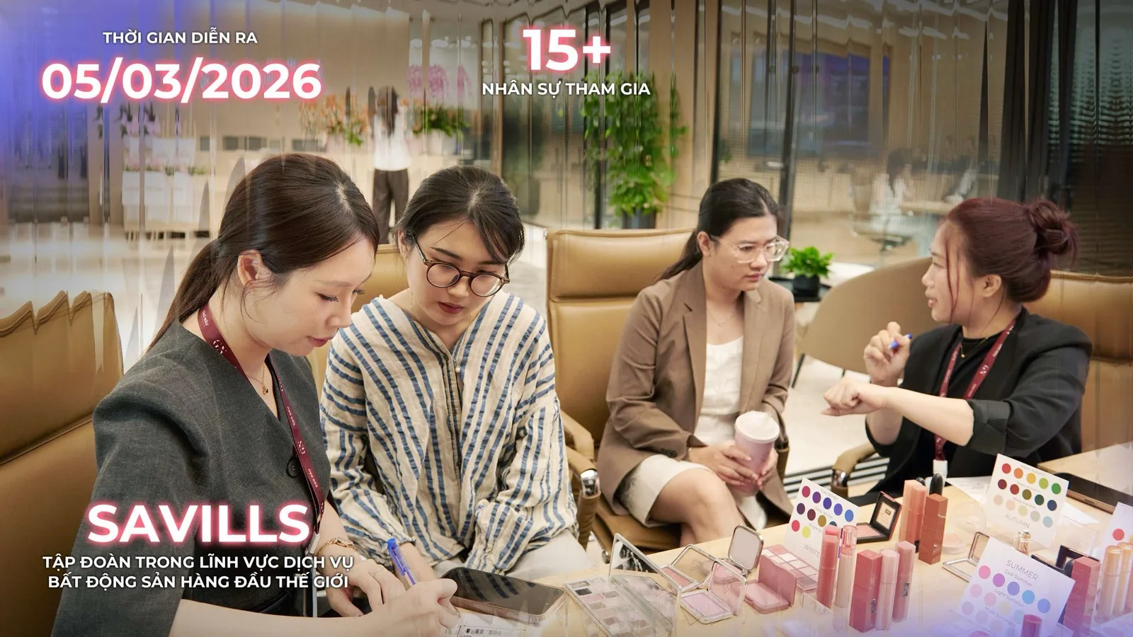 Workshop Gạo Nâu Makeup Business hợp tác cùng Savills