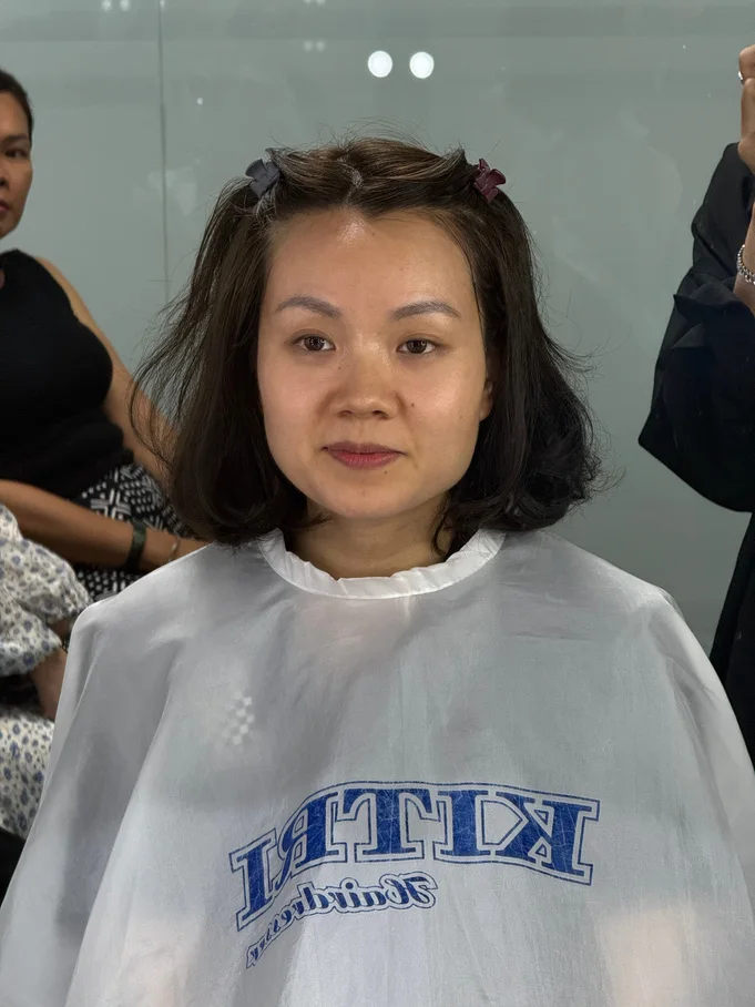Before của HV Katherine Vo trong case học viên.