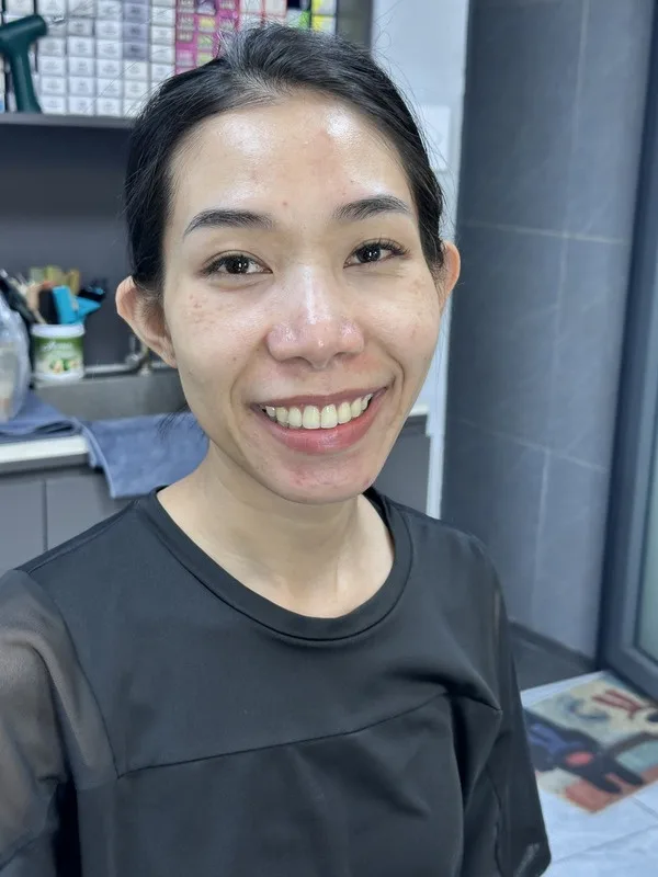 Before học viên Personal Makeup của Chu Makeup