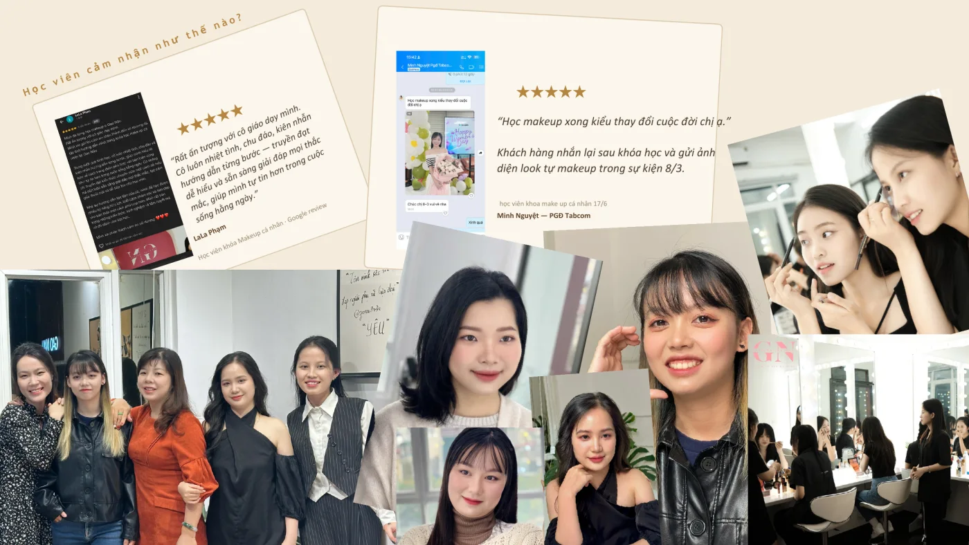 Review và ảnh học viên sau khóa của Hương Trịnh