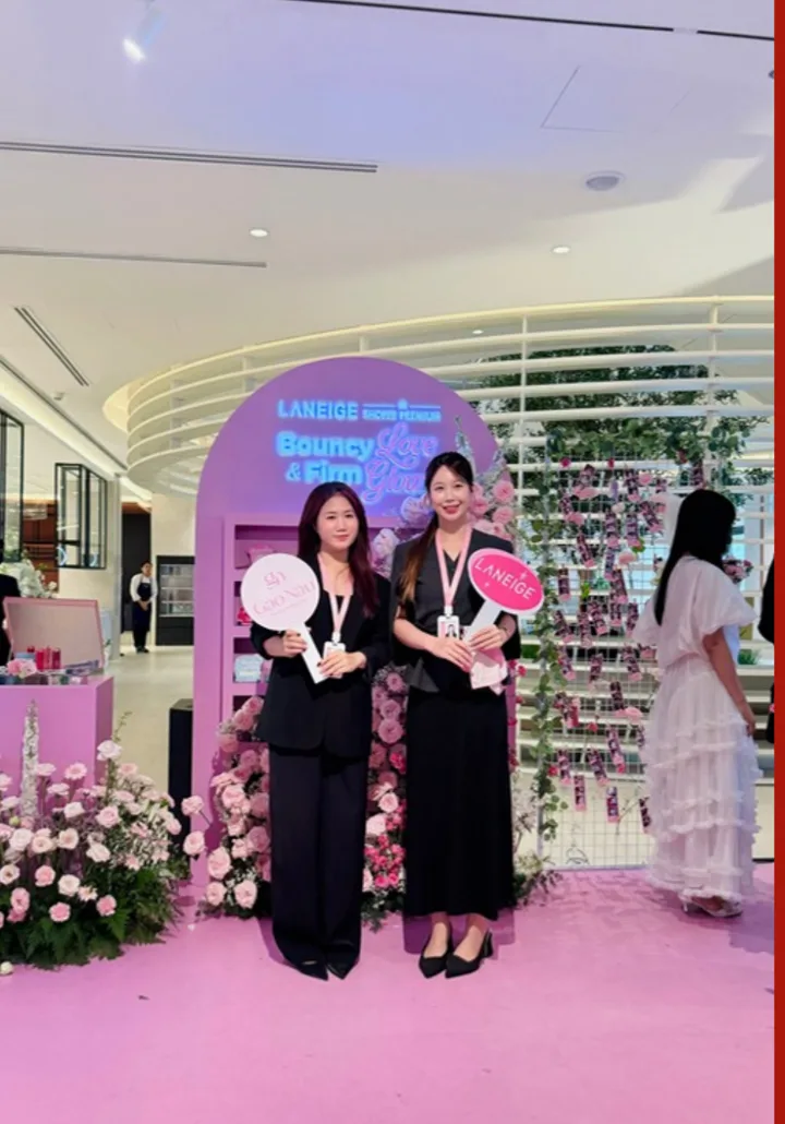 LANEIGE Bouncy Love & Firm Glow của Ngọc Trâm