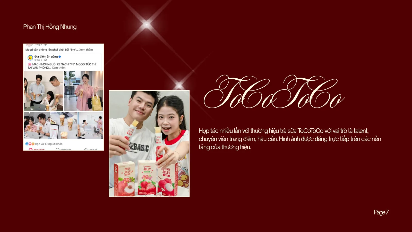 Hợp tác hình ảnh cùng ToCoToCo của Nhung Phan