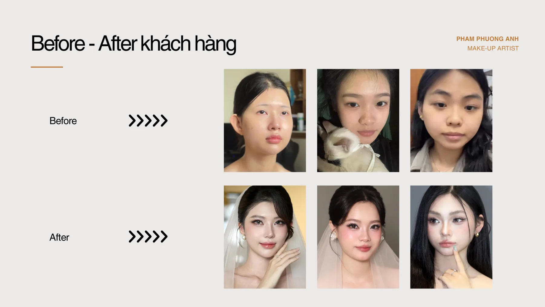 Before / After khách hàng của Phạm Phương Anh