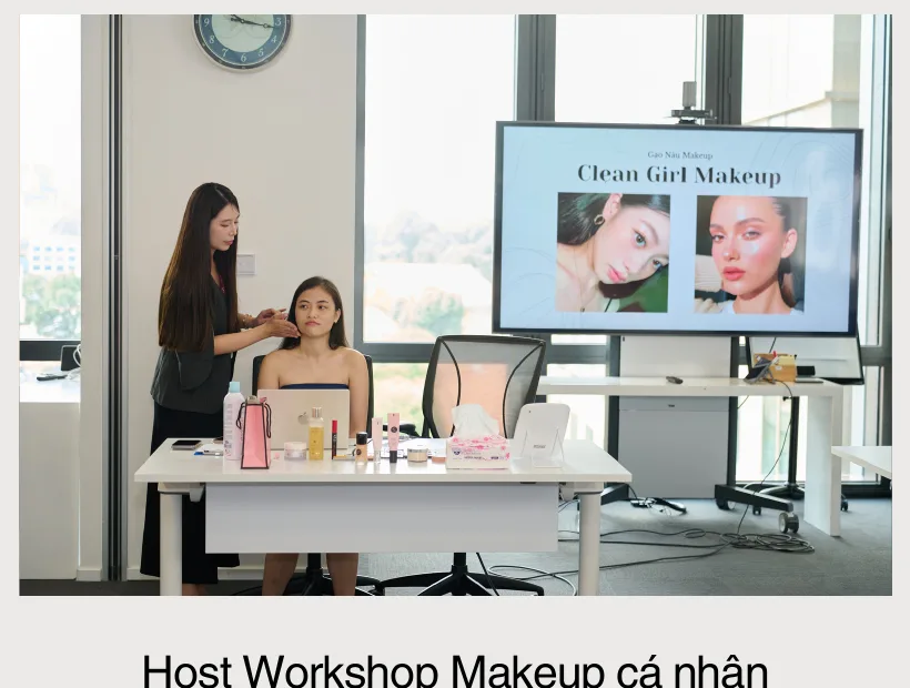 Workshop Makeup cá nhân ADIDAS của Phạm Phương Anh