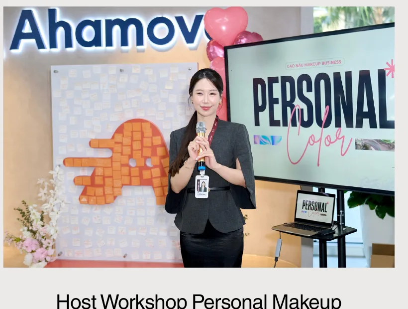 Workshop Personal Makeup Ahamove của Phạm Phương Anh