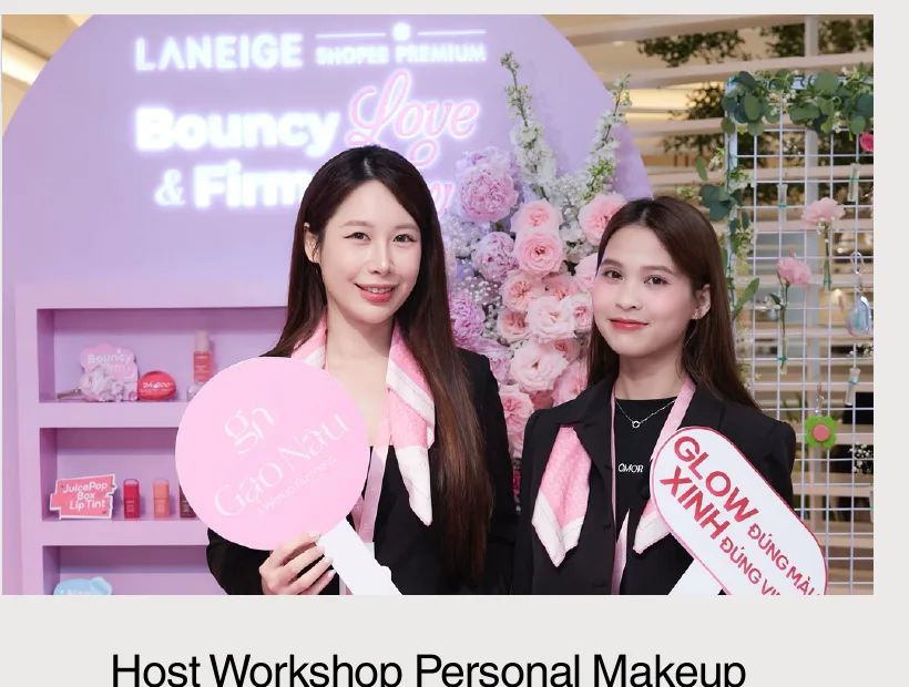 Workshop Personal Makeup Laneige của Phạm Phương Anh