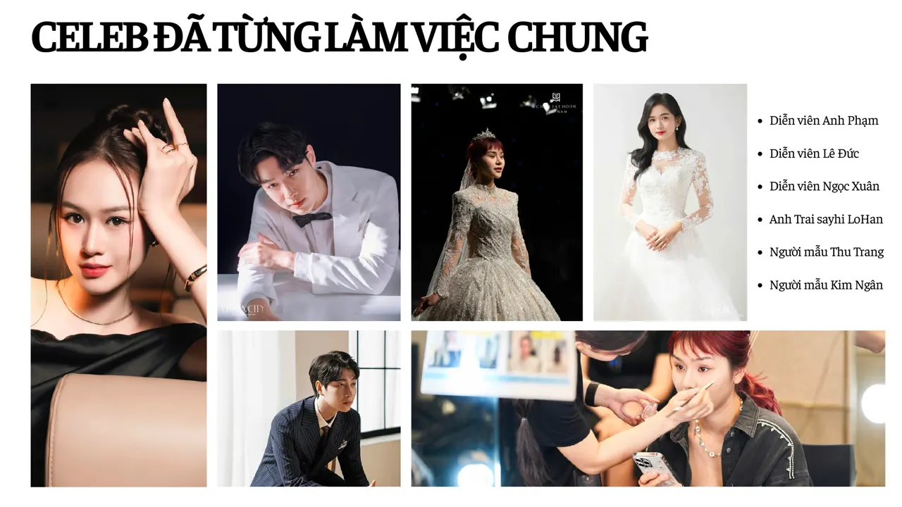 Celeb / KOL đã làm việc chung của Tâm Phạm