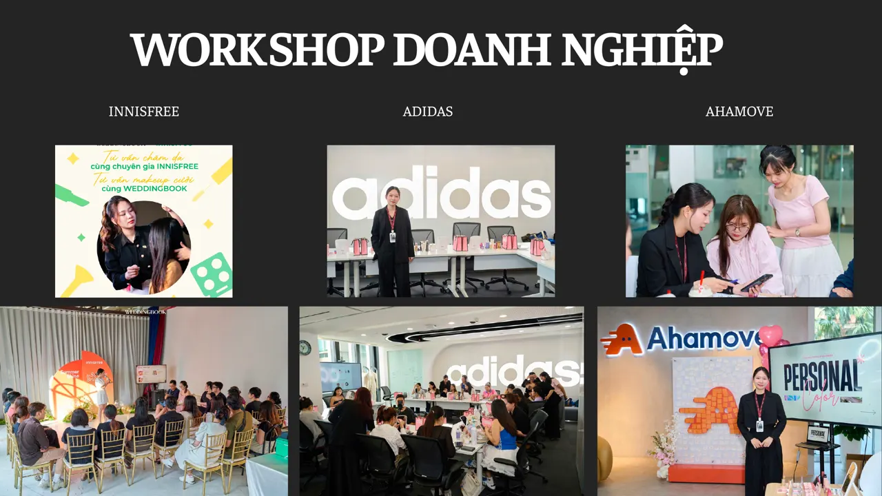 Workshop Innisfree / Adidas / Ahamove của Tâm Phạm