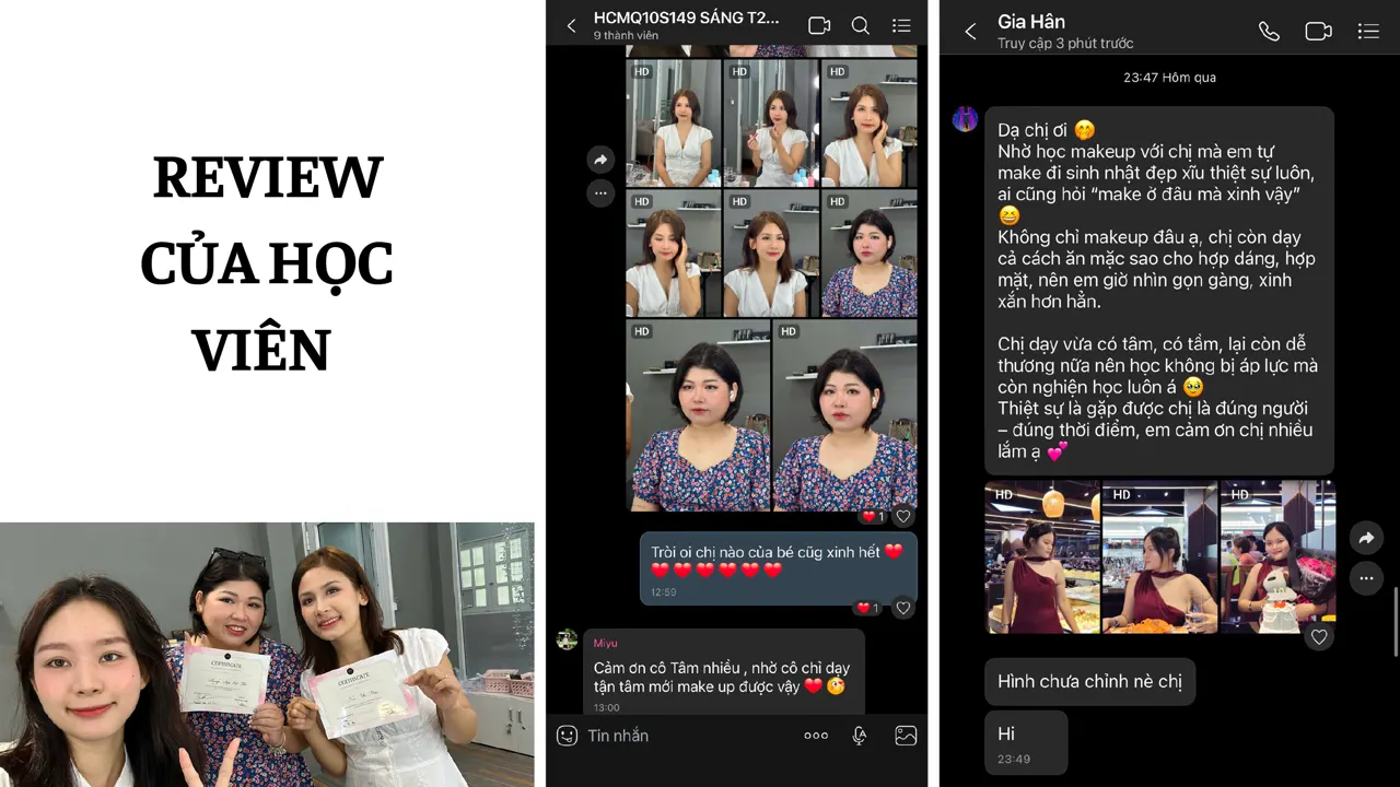 Before / After và kết quả học viên của Tâm Phạm