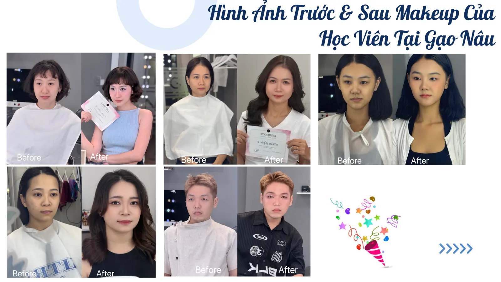 Kết quả trước/sau học viên GNPM của Nguyễn Thị Mỹ Trinh