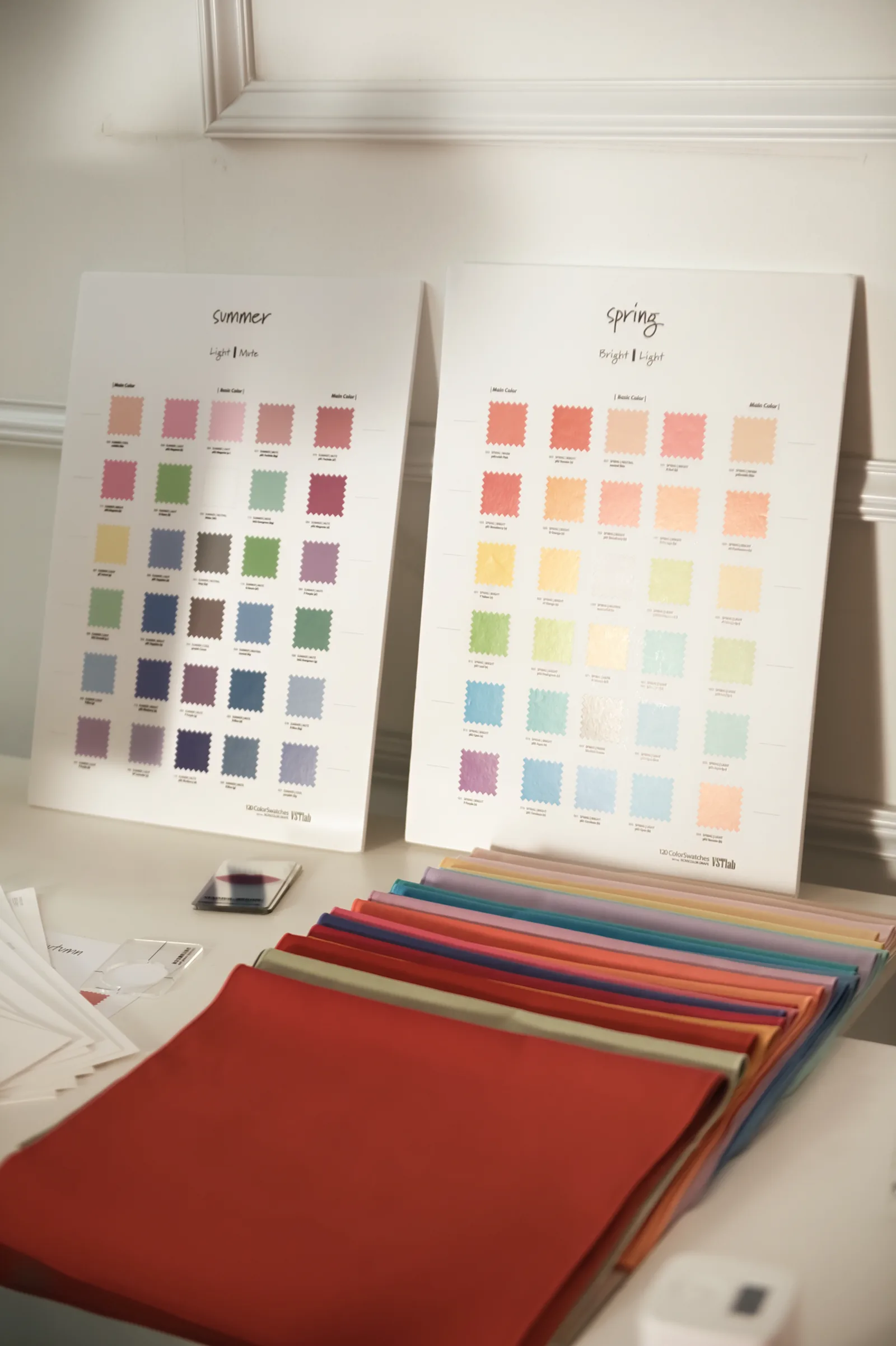 Bảng màu Spring và Summer trong hệ thống Personal Color 16 Seasons tại GNPM