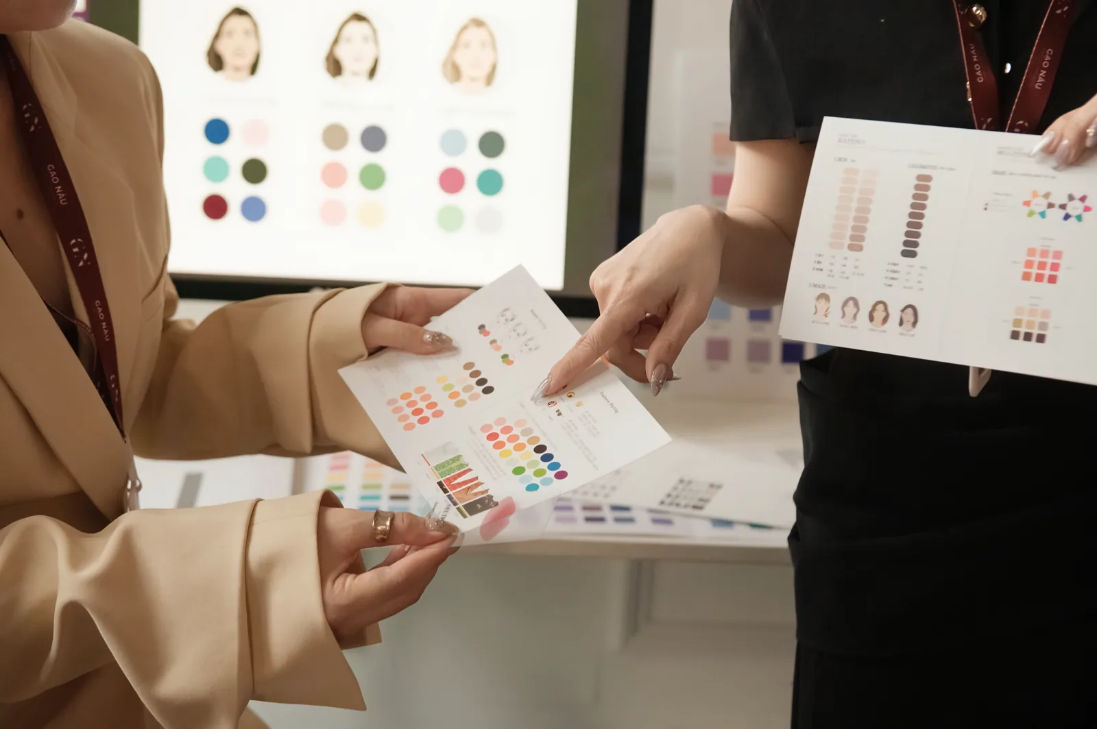 Đối chiếu kết quả Personal Color với face chart cá nhân hoá tại GNPM
